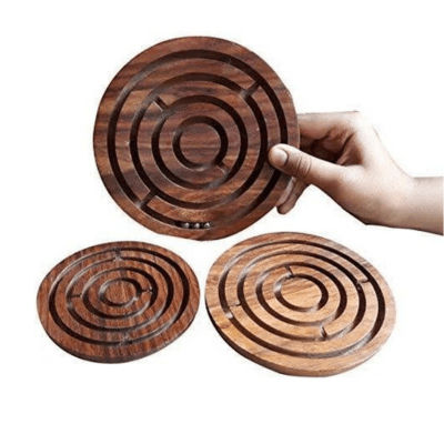 Wooden Maze Toys Round