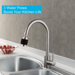 Kitchen Tap Spray Head 360°Swivel Tap Extender with Filter and 3 Spray Modes