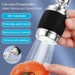 Kitchen Tap Spray Head 360°Swivel Tap Extender with Filter and 3 Spray Modes