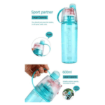 2 In 1 Spray Water Bottle