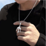 Men's Combo necklace 5pc (Silver)