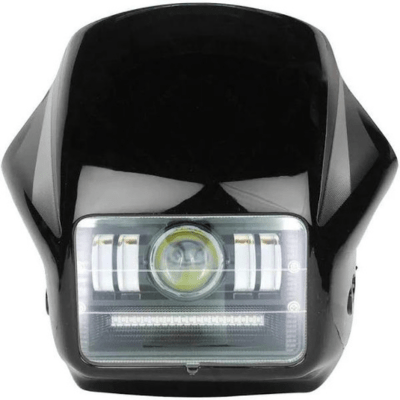 LED Headlight Hi/Low Beam With 3 Mode Red and Blue Flashing Splendor