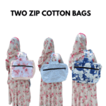 Tote Bags Cotton Two zipper