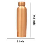 MASTER COPPER BOTTLE AYURVEDIC 100% PURE COPPER 1 PIECE - 900 ML