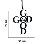 Acrylic God Is Good Car Hanging – Rear View Mirror Décor